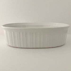 Vintage CorningWare F-12-B French White Casserole Baking Dish